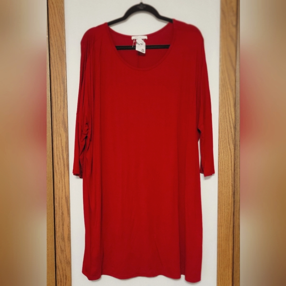 NWT Deep Red Tunic
